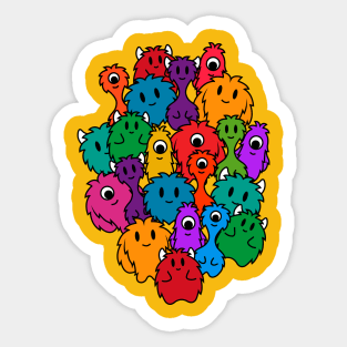 Monster Doodles Sticker